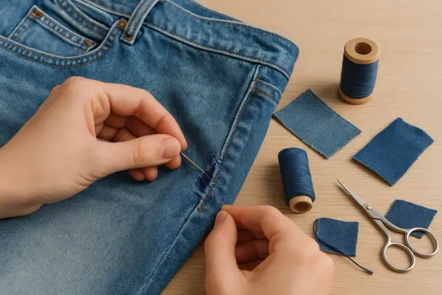 Zszyj spodnie w kroku ręcznie: Trwały efekt i drugie życie jeansów!