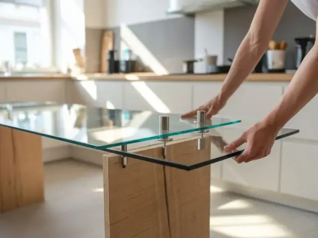 Jak przymocować szklany blat do metalu bez ryzyka uszkodzeń