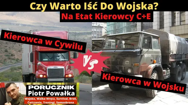 Ile zarabia kierowca w wojsku? Sprawdź, czy to się opłaca!