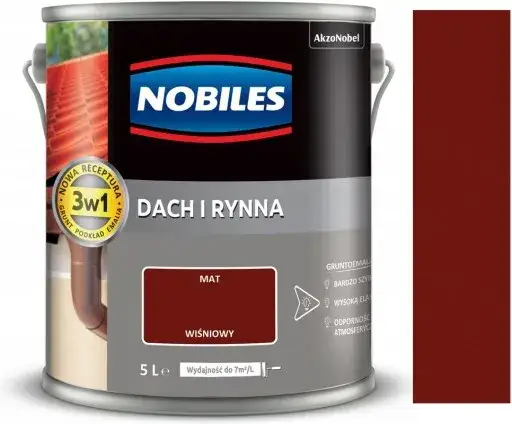 Nobiles dach i rynna - dlaczego nie warto rozcieńczać farby