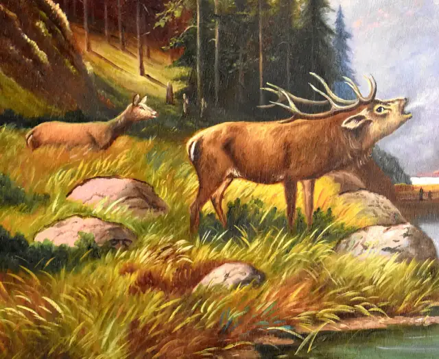 Röhrender Hirsch: Wert erkennen ist Ihr Bild Kunst oder Kitsch?