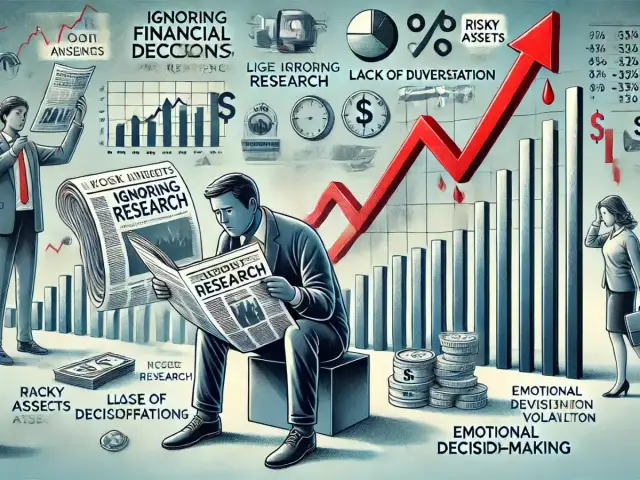 Ignorowanie badań i emocjonalne decyzje prowadzą do spadków funduszy inwestycyjnych. Ryzykowne aktywa i brak dywersyfikacji pogarszają sytuację.