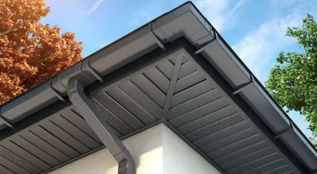 Grafitowa dachówka i podbitka - wybierz najlepsze rozwiązania dla dachu