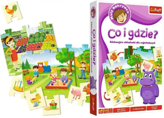 Trefl Co i gdzie? Gra edukacyjna czy to hit dla Twojego dziecka?