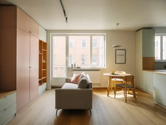 Jak urządzić małe mieszkanie 38 m, aby maksymalnie wykorzystać przestrzeń