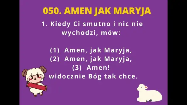 Amen jak Maryja - odkryj głębię wiary i posłuszeństwa w piosence