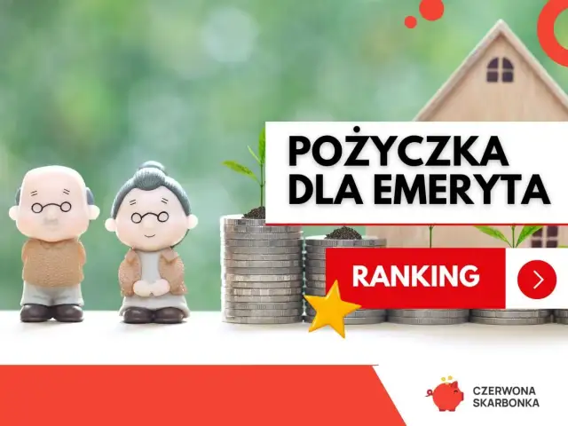 Figurki emerytów obok stosów monet i domku. Sprawdź, do jakiego wieku można wziąć kredyt gotówkowy.
