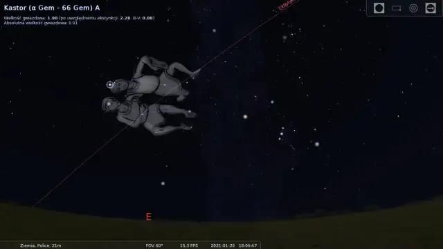 Bliźnięta: charakterystyka i opis tego gwiazdozbioru