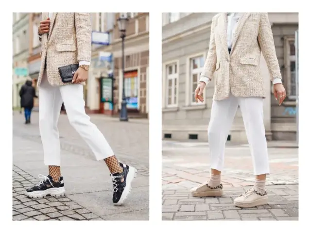 Jakie buty do białych spodni? Stylizacje damskie i męskie