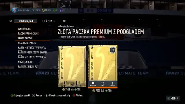 Jakie paczki otwierać w FIFA 23, aby zdobyć najlepszych zawodników?