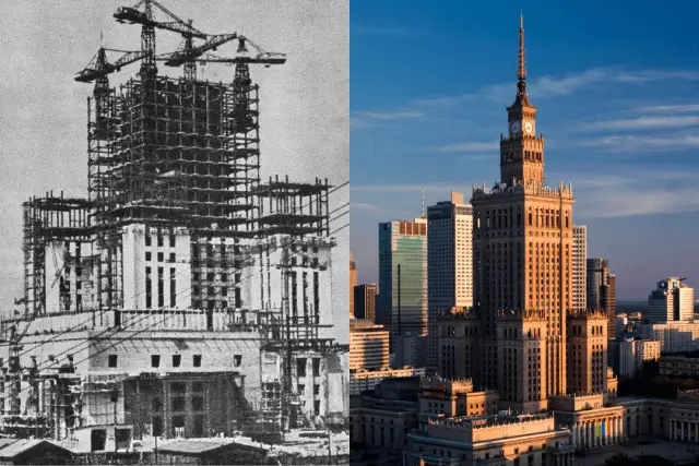 Kto wybudował pałac kultury w Warszawie i dlaczego jest ważny?