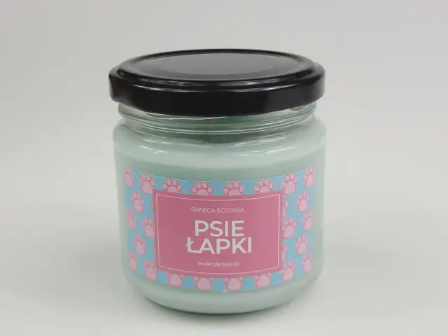 Świeczka o zapachu psich łapek – unikalny aromat dla psiarzy