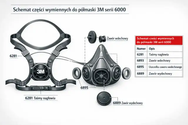 Półmaska 3M - Wybór, filtry, dopasowanie - Twoje bezpieczeństwo