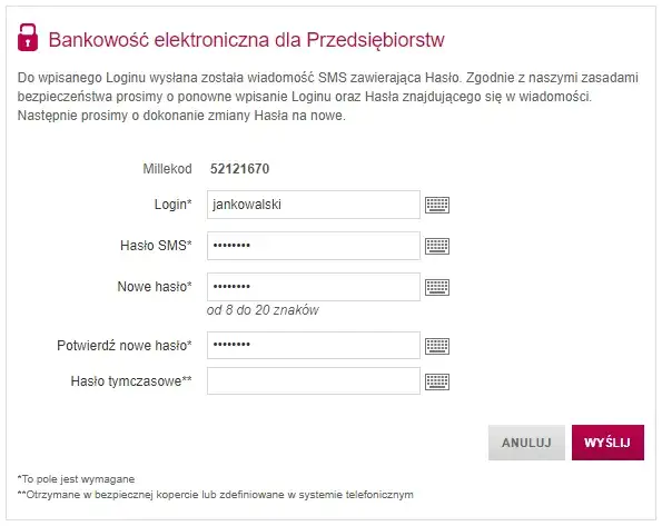 Jak odblokować aplikację Millennium i odzyskać dostęp do konta