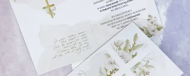 Jak zrobić zaproszenia na komunię? Poradnik krok po kroku