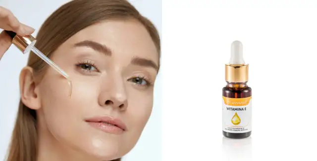 Kropla witaminy E na skórę. Serum z witaminą E dla promiennej cery.