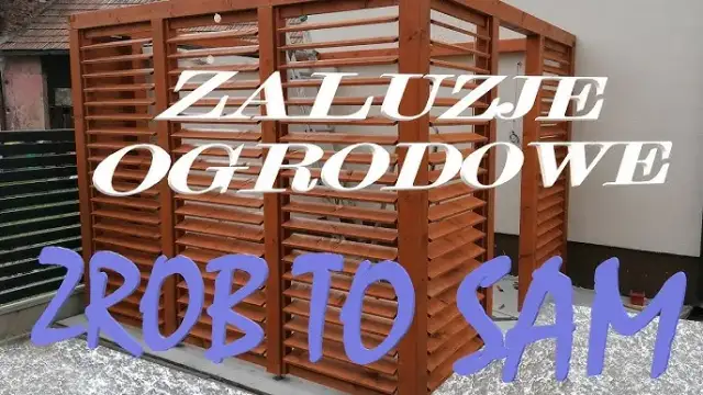 Jak zrobić żaluzje drewniane do altany? Poradnik DIY krok po kroku