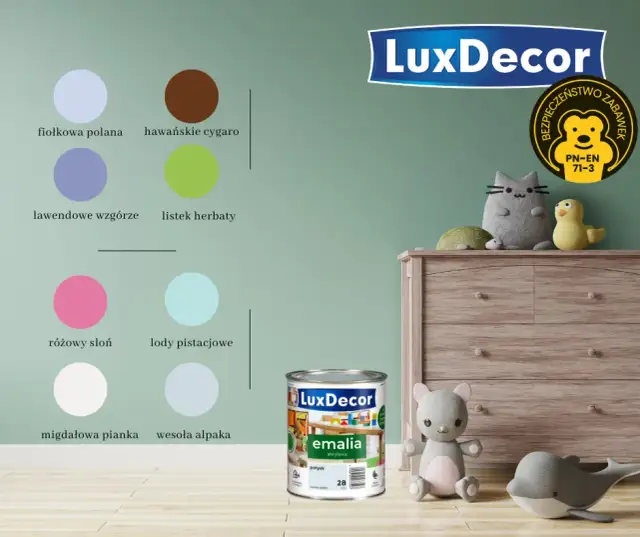 Bezpieczna farba do łóżeczka: jaka norma PN-EN 71-3?