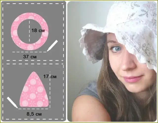 Jak uszyć letni kapelusz damski: 7 prostych kroków + wykroje