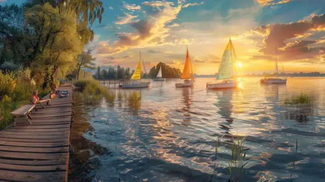 Mrągowo i okolice: Atrakcje turystyczne dla każdego: Jezioro Czos