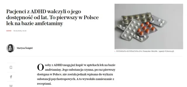 Leki na ADHD z amfetaminą w Polsce: Działanie, skutki, dostępność