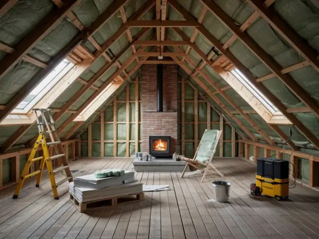 Jak skutecznie ocieplić komin na strychu - bezpieczne metody i materiały