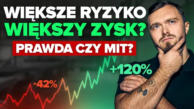 Większe ryzyko, większy zysk? Prawda czy mit? Analiza wykresów giełdowych pokazuje, czy warto grać na giełdzie.