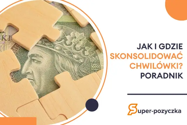 Drewniane elementy układanki na tle banknotu 100 zł.