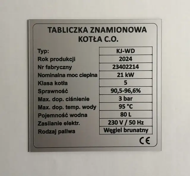 Tabliczka znamionowa na piecu - Jakie informacje zawiera?
