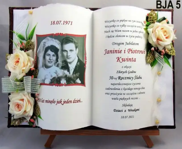 Co na Złote Gody? Wyjątkowe prezenty na 50. rocznicę ślubu