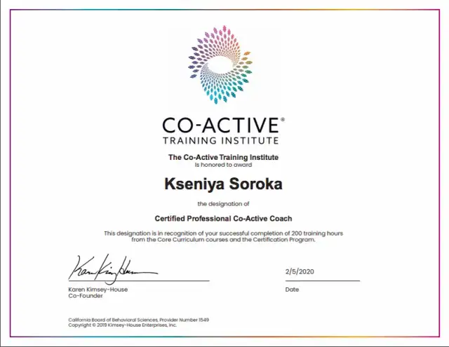 Co-Active Coaching Institute: Jak zdobyć renomowane certyfikaty coachingu