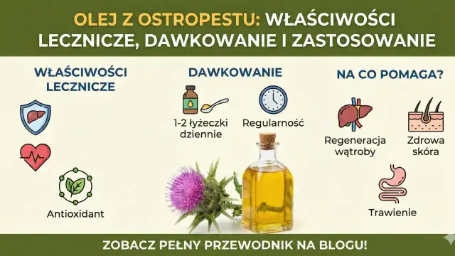 Olej z ostropestu: Jak zażywać, by naprawdę działał? Poradnik