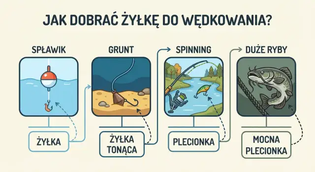 Żyłka czy plecionka na spławik? Poznaj werdykt eksperta!
