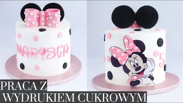 Jak przykleić wydruk cukrowy na tort, aby uniknąć problemów?