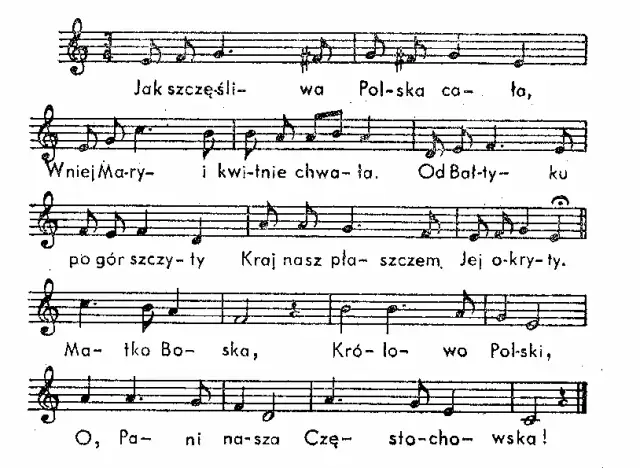Jak szczęśliwa Polska cała: Nuty, chwyty, tekst. Zagraj bez trudu!