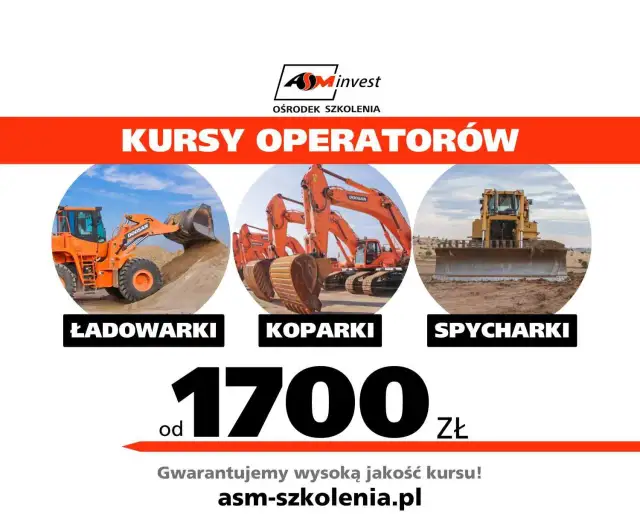 Ile kosztują uprawnienia na koparki? Ceny kursów i ukryte opłaty