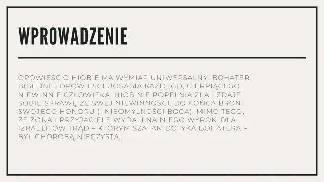 Księga Hioba – Czy to część Starego Testamentu czy inny tekst?
