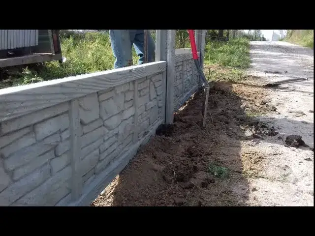 Jak zrobić płot betonowy - krok po kroku, unikaj najczęstszych błędów