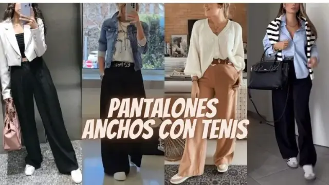 Qué zapatos usar con pantalones anchos para un look perfecto y estiloso