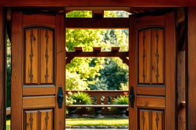 Jak zrobić drzwi do altany: krok po kroku bez zbędnych kosztów