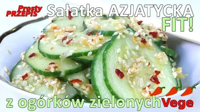 Azjatycka sałatka z ogórka - Przepis na wietnamską sałatkę z ogórków