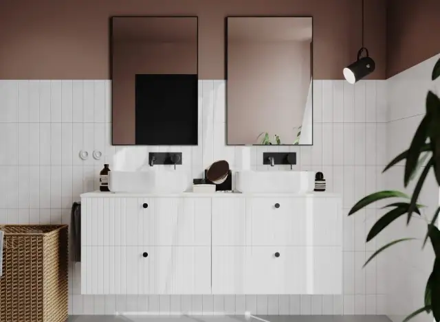 Czy meble łazienkowe białe połysk to dobry wybór do nowoczesnej łazienki?