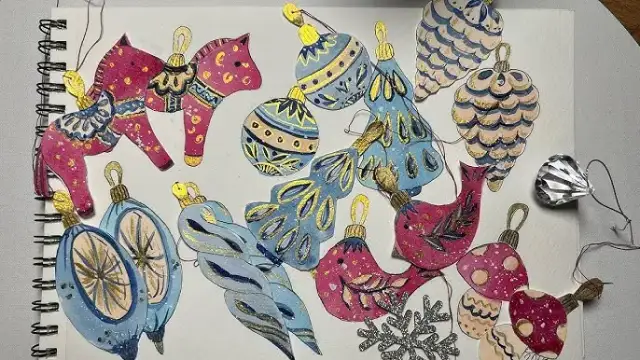 Jak narysować ozdoby świąteczne - proste kroki dla każdego artysty