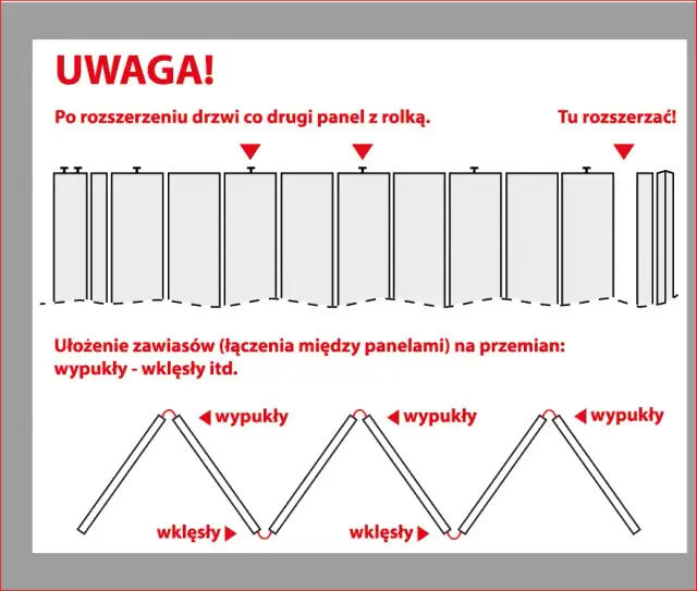 Jak zamontować drzwi harmonijkowe - uniknij najczęstszych błędów