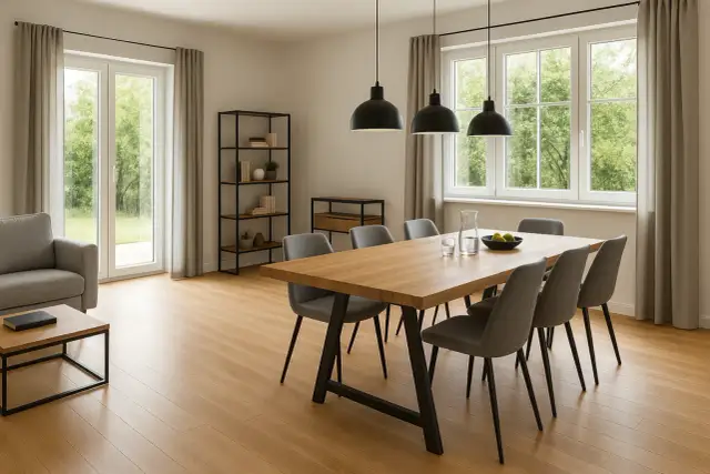 Salon z jadalnią: Jak połączyć strefy? Praktyczny poradnik
