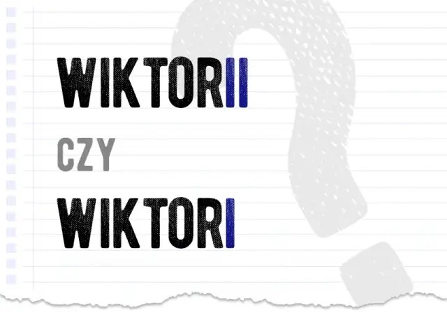 Jak się pisze Wiktorii? Rozwiej wątpliwości raz na zawsze!