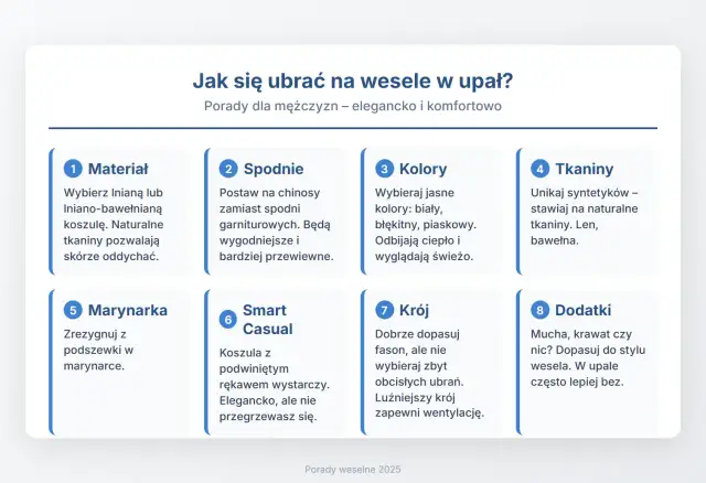Jak się ubrać na wesele? Męski poradnik bez modowych wpadek