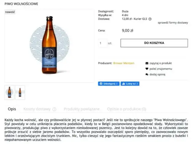 Gdzie kupić piwo Mentzen? Sprawdź najlepsze sklepy i ceny