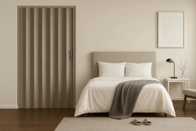 Drzwi harmonijkowe: Za szeroki otwór? 3 metody na idealne dopasowanie