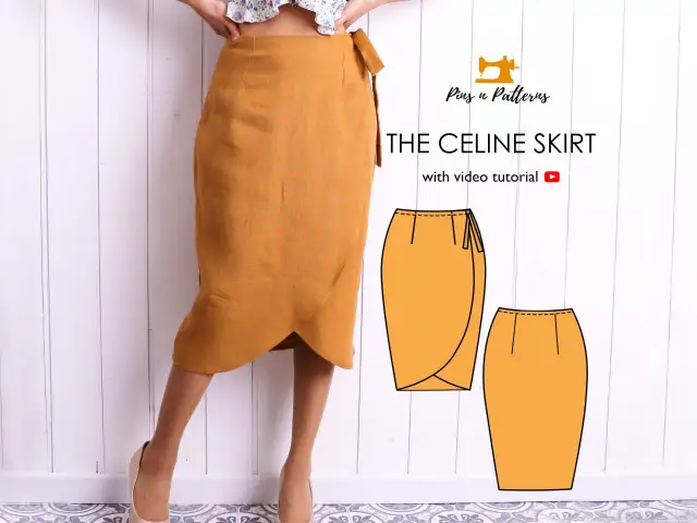 Spódnica kopertowa DIY: uszyj ją sama! Poradnik krok po kroku